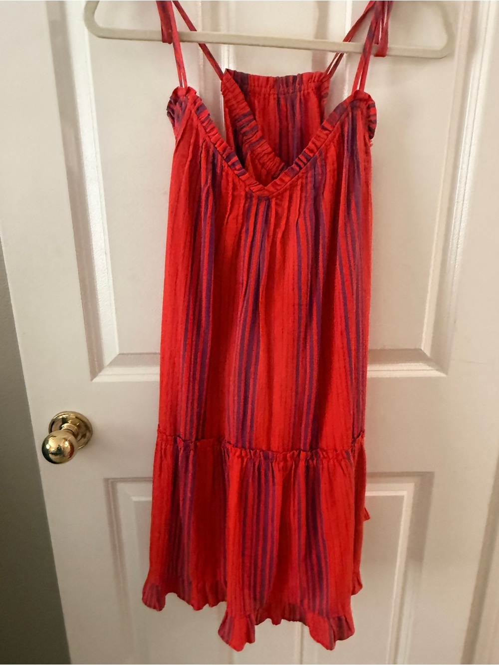 Universal Thread Red Striped Spaghetti Strap Sundress